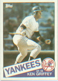 1985 Topps Baseball Cards      380     Ken Griffey
